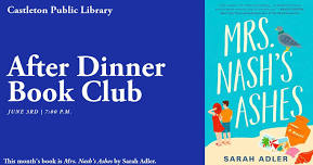 After Dinner Book Club: Mrs. Nash's Ashes by Sarah Adler