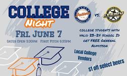 College Night- Friday, June 7th vs Menlo Park Legacy