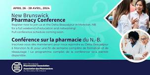 2024 New Brunswick Ph*rm*cy Conference | Conférence sur la pharmacie du NB