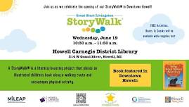 Great Start Livingston - Stories In Storefronts Kick-Off in Downtown Howell