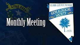 Clark County Nevada Genealogical Society Meeting