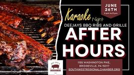 NEW DATE! Dee Jay BBQ's After Hours with Live Music