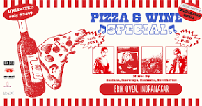 Crab Culture X Brik oven | Unlimited Pizza and Wine party