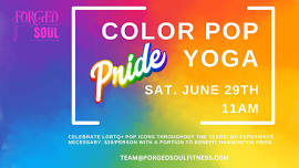 Color Pop Pride Yoga!