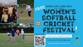 FREE Women's Soft Ball Cricket Festival