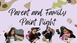 Parent and Family Paint Night