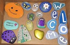 Rock Painting with Karen!