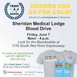 Sheridan Medial Lodge Blood Drive