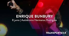 Transporte a Enrique Bunbury desde Querétaro