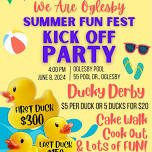 Summer Fun Fest Kick Off Party