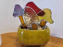 Stained Glass Mushrooms  6/2 2-4:30