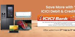 Flat 7.5% Instant Discount on Icici Bank Debit Card Emi Transactions