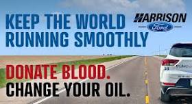 Donate Blood. Change your oil.