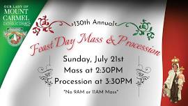 130th Annual Feast Day Mass & Procession