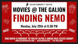 Movies @ The Galion: FINDING NEMO