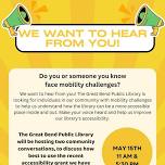 Library Accessibility Community Conversation