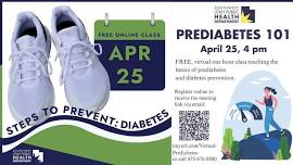 PREDIABETES 101 (Free virtual class!)