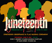 JUNETEENTH OBSERVANCE & FLAG RAISING CEREMONY