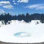 Snowshoe LeConte Crater via Devils Lake, off trail 7.5miles RT 1200gain