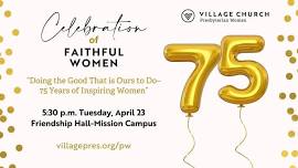 Celebration of Faithful Women 2024