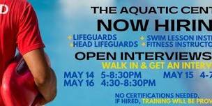 Open Interviews @ the Aquatic Center