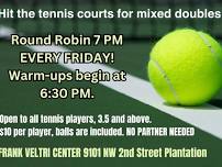 Friday Night Tennis Under The Stars - Mixed Doubles Robin Robin