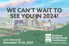 AORE Outdoor Professional Conference 2024