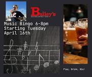 Play Music Bingo at Bailey’s Tuesdays in Wareham