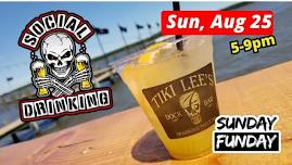 Social Drinking at TIki Lee's Dock Bar! Sunday Funday on the water!