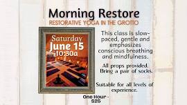 Saturday Morning Restore *Yoga in the Salt Cave*