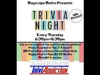 Trivia night at Bay Scape Bistro