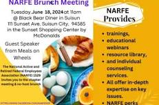 Fairfield-Suisun NARFE Lunch With Guest Speaker from Meals on Wheels