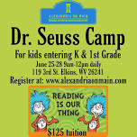 Dr. Seuss Camp (entering K & 1st Grade)