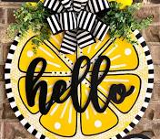 Get Crafty @ Rice – Lemon Door Hanger