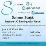 Summer Sculpt Beginner 3D Painting with Plaster