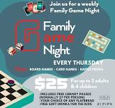 Family Game Night on Thursdays