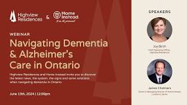 Navigating Dementia in Ontario: The News, The System, The Signs and Some Solutions