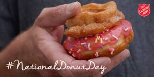 National Donut Day Donut eating contest and kids event