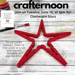 Crafternoon: Clothespin Stars