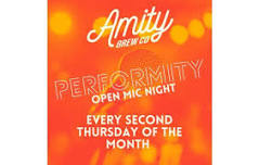 Performity Open Mic Night — Amity Brew Co