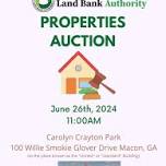 June Macon-Bibb County Land Bank Authority Auction