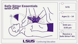 Safe Sitter Essentials with CPR (Ages 11 - 14)