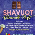 Celebrate Shavuot with a Pizza, Ice Cream & Cheese cake Party