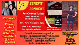 Benefit Concert & BBQ @ Hwy 11 Flea Market in Westminster, SC