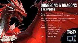 Game Roost School Holiday Program APRIL 2024 - Dungeons & Dragons