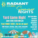 Summer Nights - June 12th - Yard Games/Kids Train