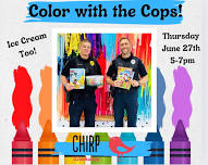 Color with the Cops, Free Community Event