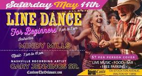 Line Dance For Beginners with Mindy Mills & Open Dance with Gary Jennings Sr.