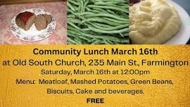 Community Lunch - Saturday, March 16th