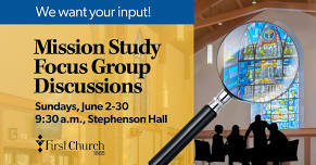 Mission Study Focus Group Discussions